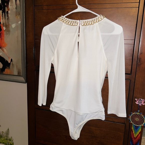 NWT! Two Bebe Chain Keyhole Bodysuits - Picture 16 of 16